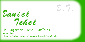 daniel tehel business card